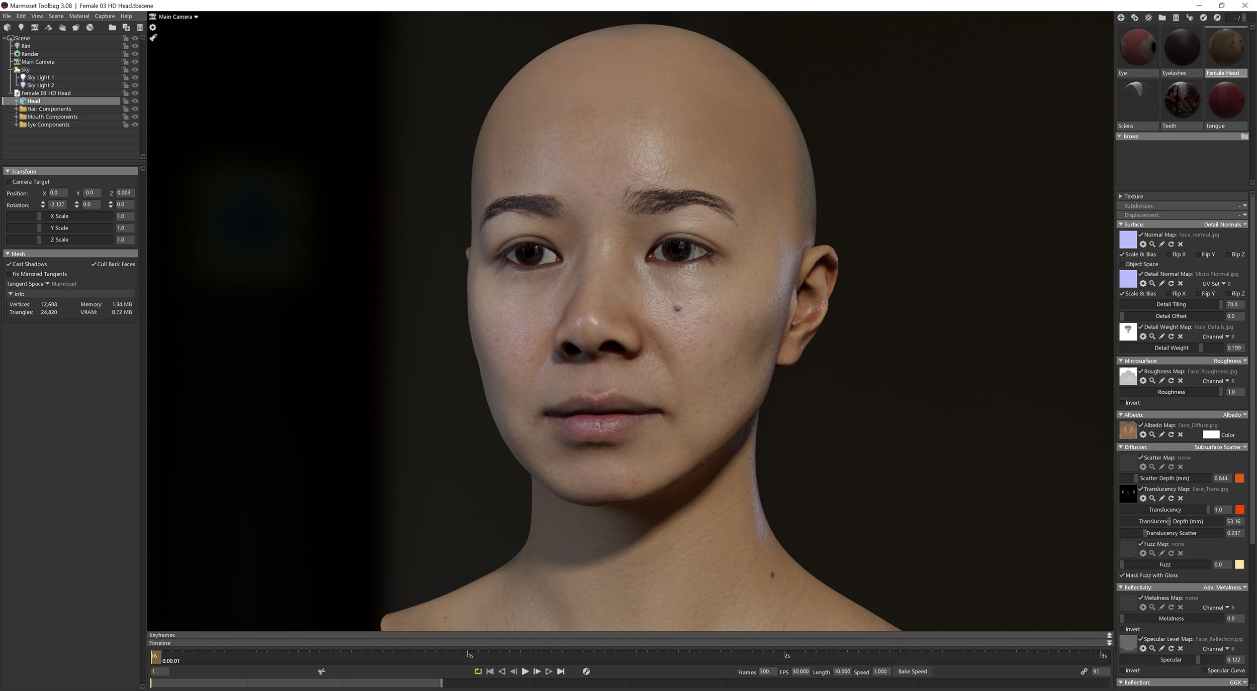 3D Skin shader download